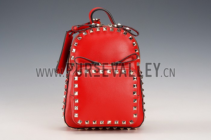 Valentino RockStud Red Backpack