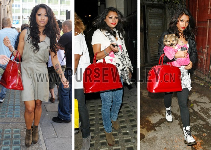 Louis Vuitton Alma PM Red