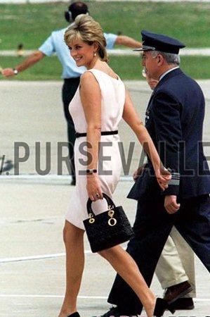 Dior Small Lady Cannage Bag Black