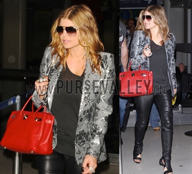 Hermes Medium Red Birkin Bag