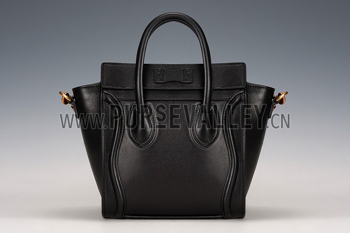Celine Nano Luggage Black