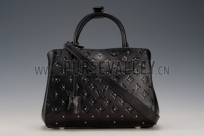 Louis Vuitton Montaigne Empreinte Studs BB Black