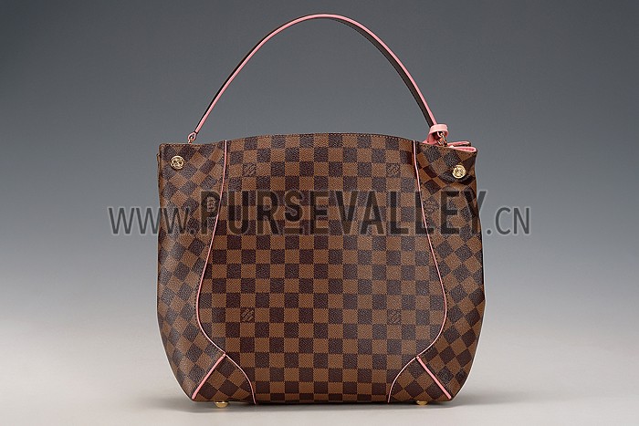 Louis Vuitton Cassa Hobo Damier Ebene Canvas Pink