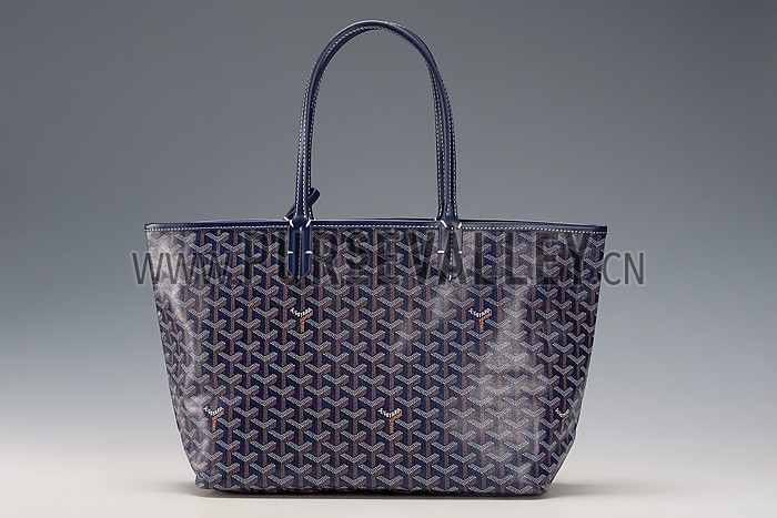 Goyard St Louis Tote Navy Blue