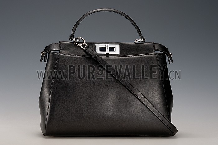 Fendi Peekaboo Medium Black Bag