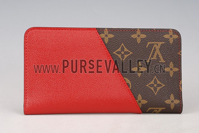 Louis Vuitton Monogram Kimono Wallet Red 18926648