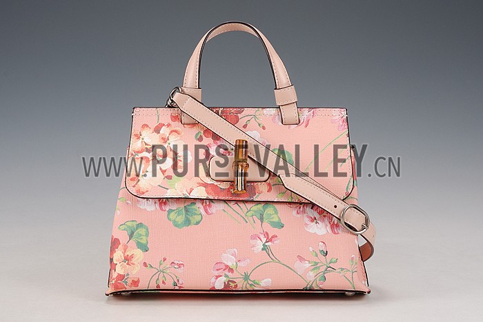Gucci Bamboo Daily Blooms Bag Blush Pink