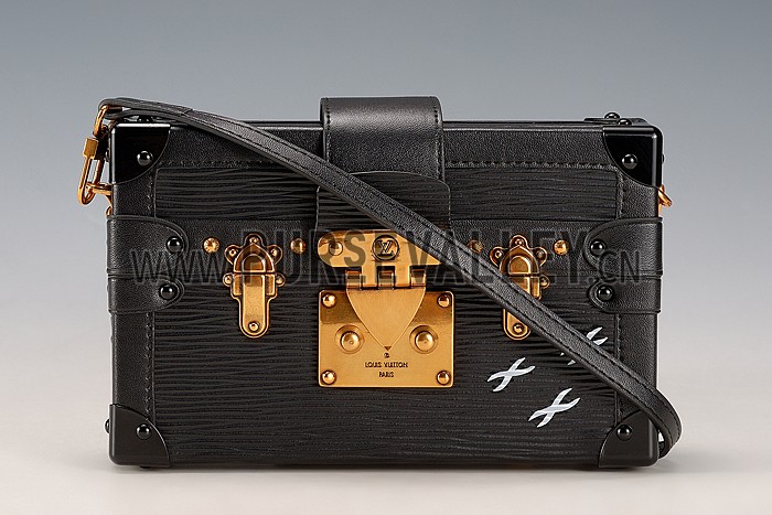 Louis Vuitton Petite Malle Epi Leather Black Bag
