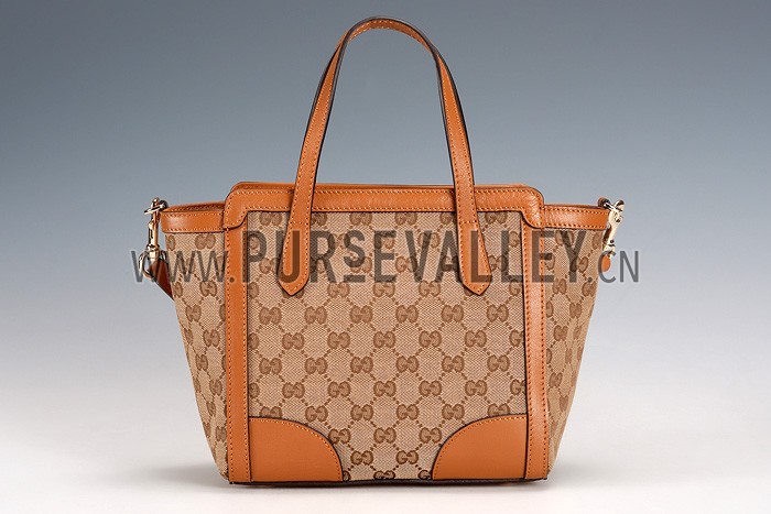 Gucci Swing Ebony/Tan Tote Small