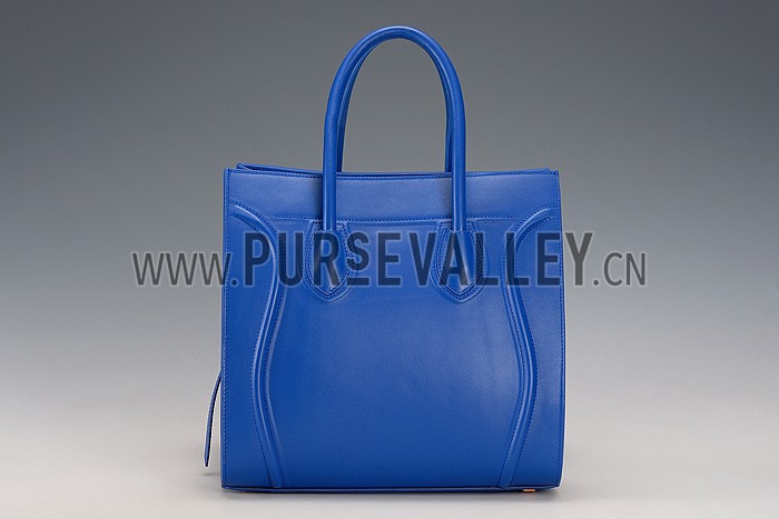 Celine Luggage Phantom Tote Blue