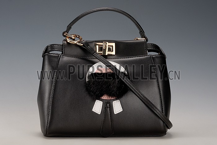 Fendi Peekaboo Karlito Capsule Black Bag