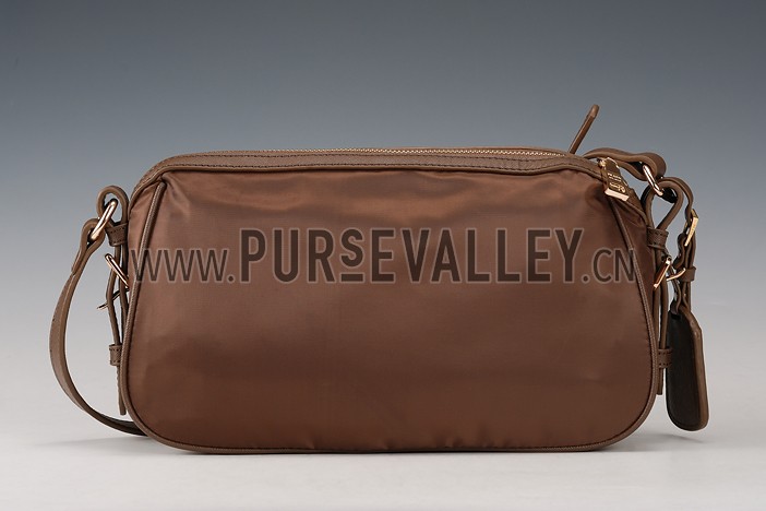 Prada Nylon Purse Brown