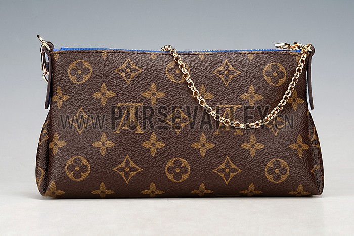 Louis Vuitton Monogram Pallas Clutch Blue 18926642