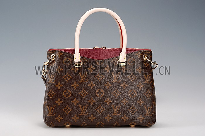 Louis Vuitton Monogram Pallas BB Dark Red PM Bag