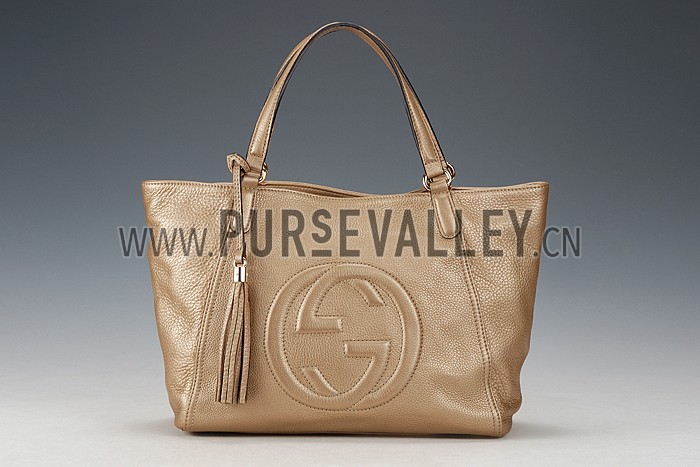 Gucci Soho Top Handle Bag Gold