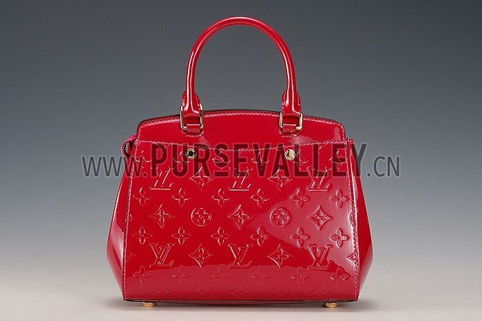Louis Vuitton Brea Monogram Vernis PM Bag Cherry