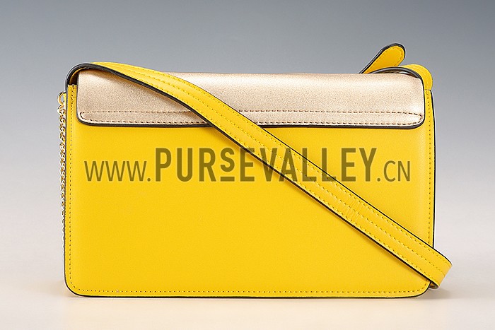 Chloe Faye Small Bag Yellow And Gold