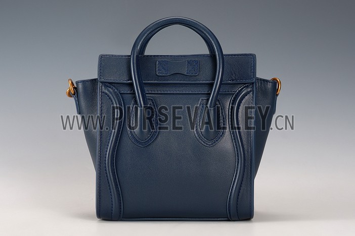Celine Nano Luggage Navy