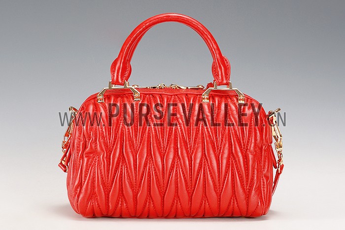 Miu Miu Top Handle Red