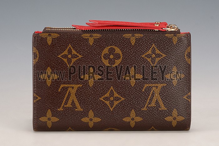 Louis Vuitton Adele Compact Wallet Red