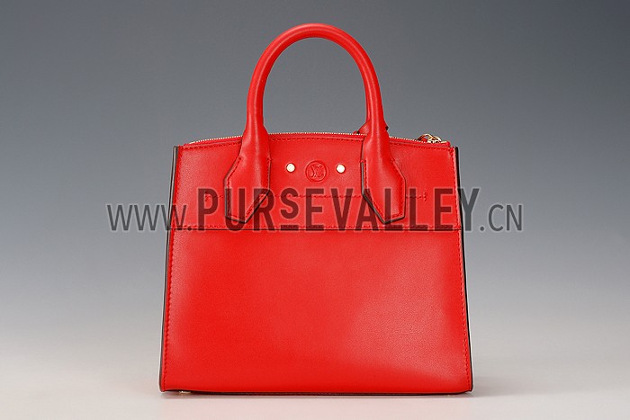 Louis Vuitton City Steamer Bag Red