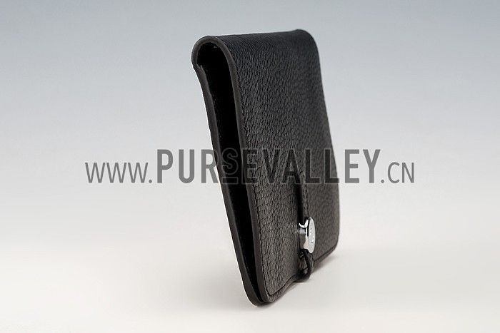 Hermes Dogon Wallet Black 18926630