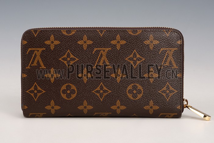Louis Vuitton Monogram V Motif Zippy Wallet Blue
