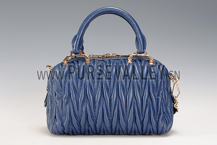 Miu Miu Top Handle Dark Blue