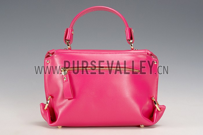 Salvatore Ferragamo Sofia Mini Leather Tote Rose Pink