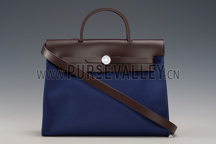 Hermes Herbag Blue