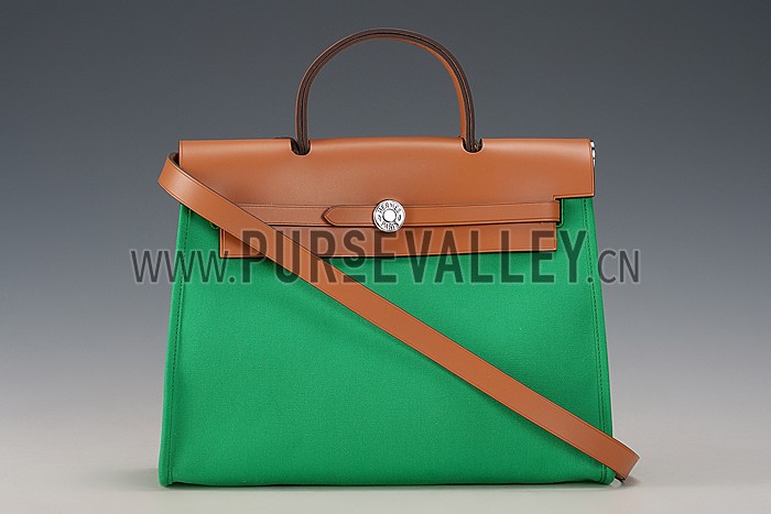 Hermes Herbag Green