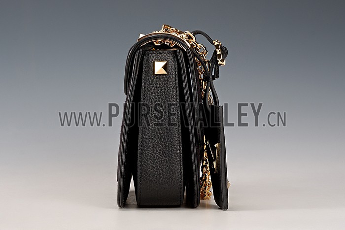 Valentino Viva Valentino Fabric B-Rockstud Bag Black