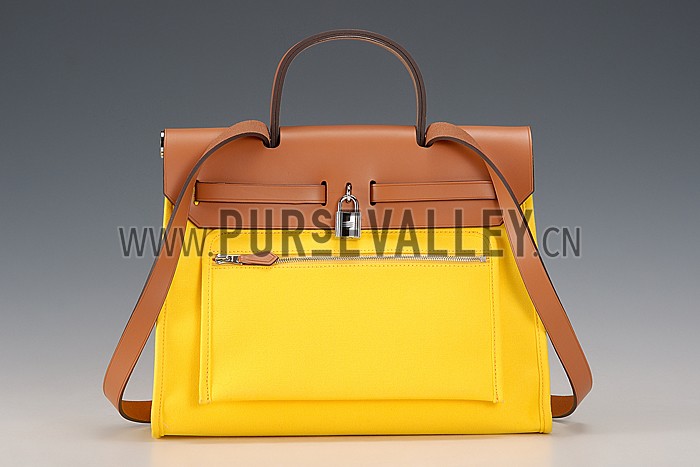 Hermes Herbag Yellow