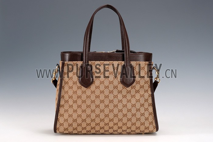 Gucci Ramble Ebony/Brown Tote
