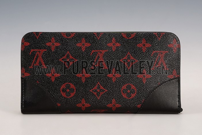 Louis Vuitton Monogram Infrarouge Zippy Wallet Green