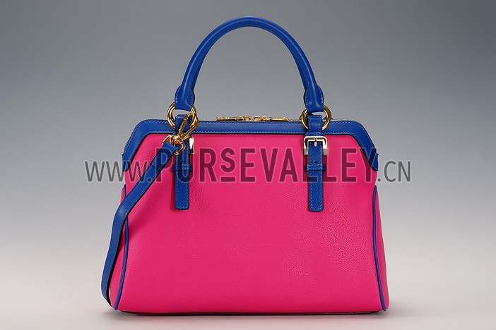 Prada Shoulder Handbag Fuchsia and Blue
