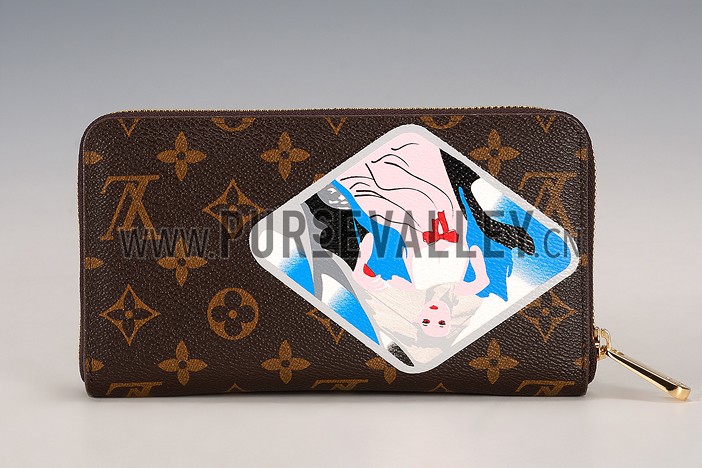 Louis Vuitton Cindy Sherman Print Zippy Wallet