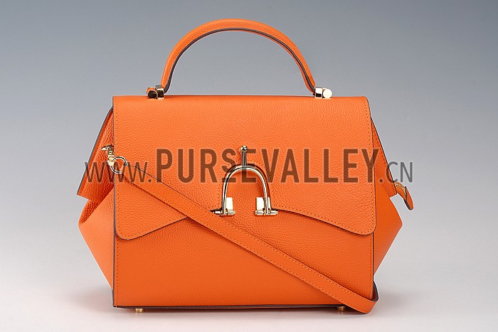 Hermes Stirrup Shoulder Bag Orange 608098