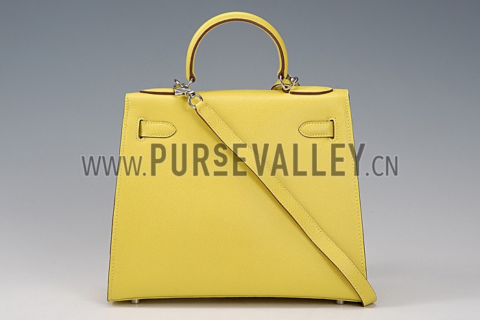 Hermes Kelly 28 Yellow 608154