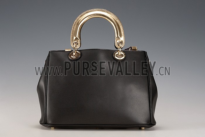 Diorissimo Medium Light Gold and Black City Bag