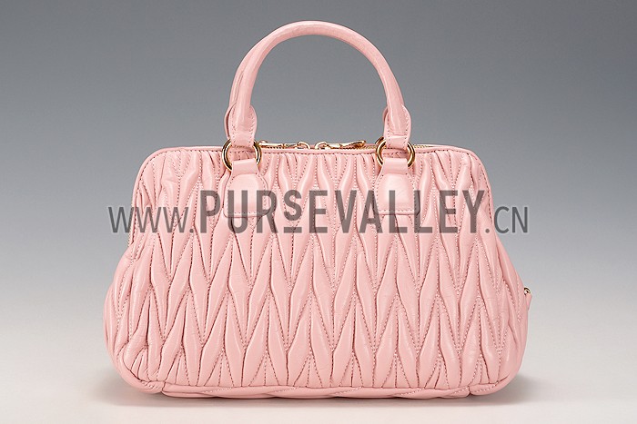 Miu Miu Matelasse Doctor Pink Bag