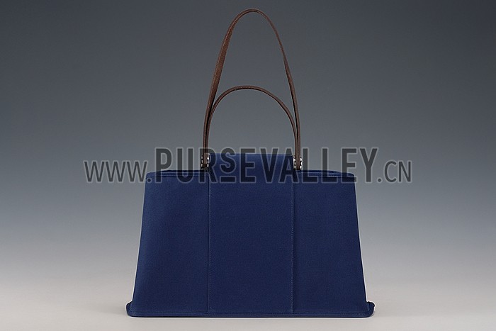 Hermes Herbag Tote Dark Blue