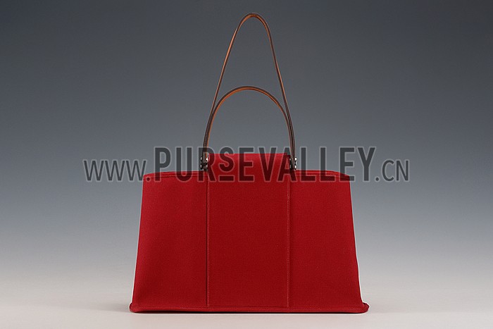 Hermes Herbag Tote Dark Red