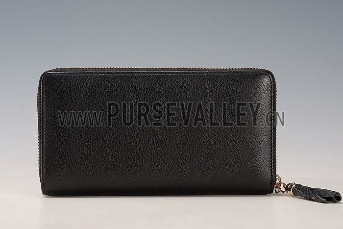 Gucci Soho Disco Studded Wallet Black