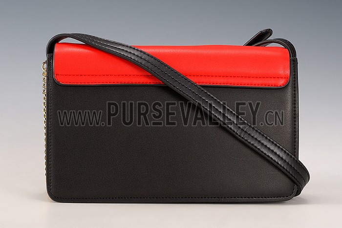 Chloe Faye Small Bag Black And Red