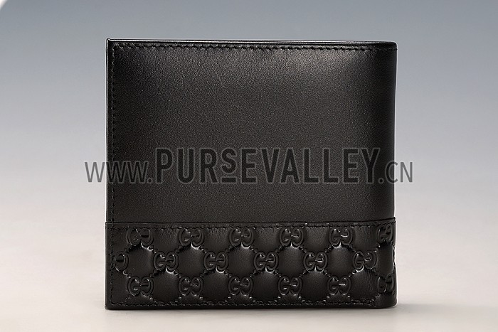 Gucci Bi-Fold Wallet With Microguccissima Detail
