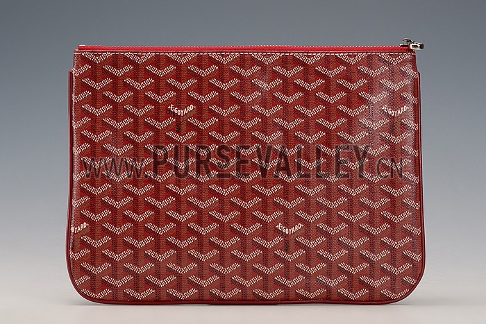 Goyard Medium Pouch Dark Red