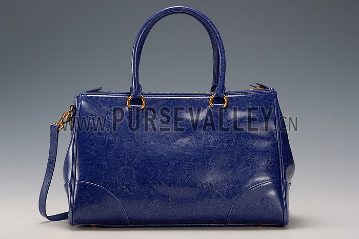 Prada Classic Satchel Blue