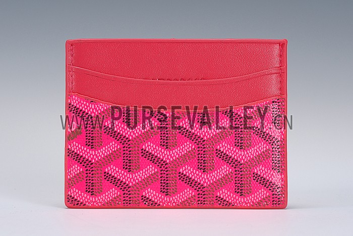 Goyard Fuchsia Card Holder 18926606