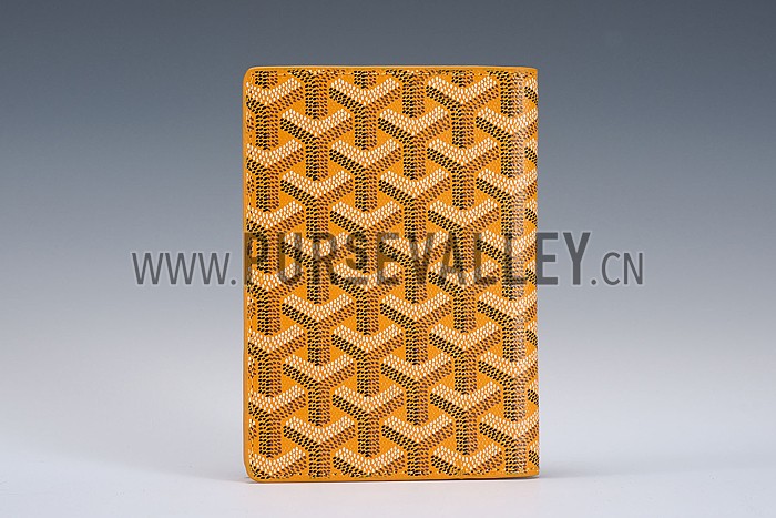 Goyard Yellow Passport Cover 18926625